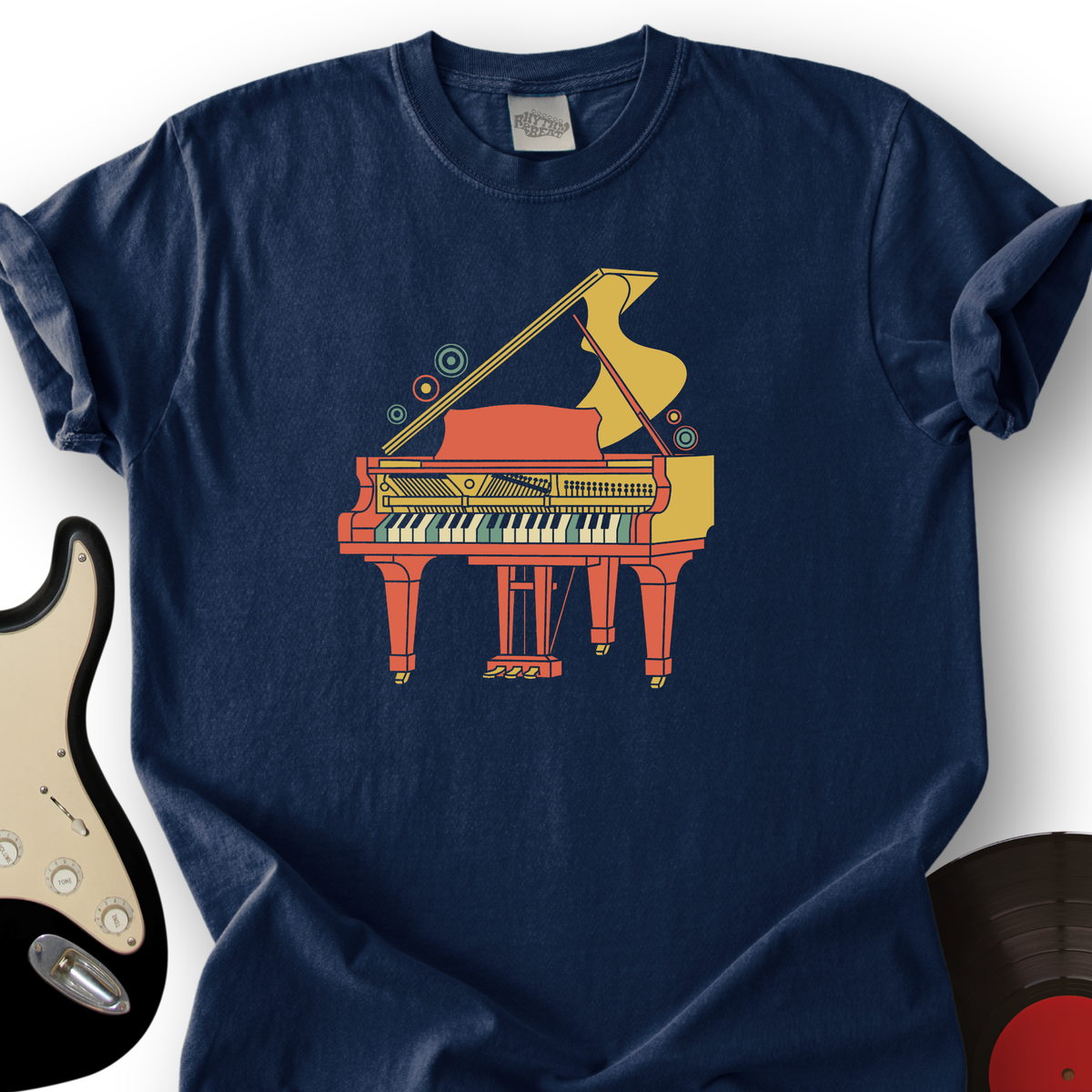 Piano Retro T-Shirt product image 2