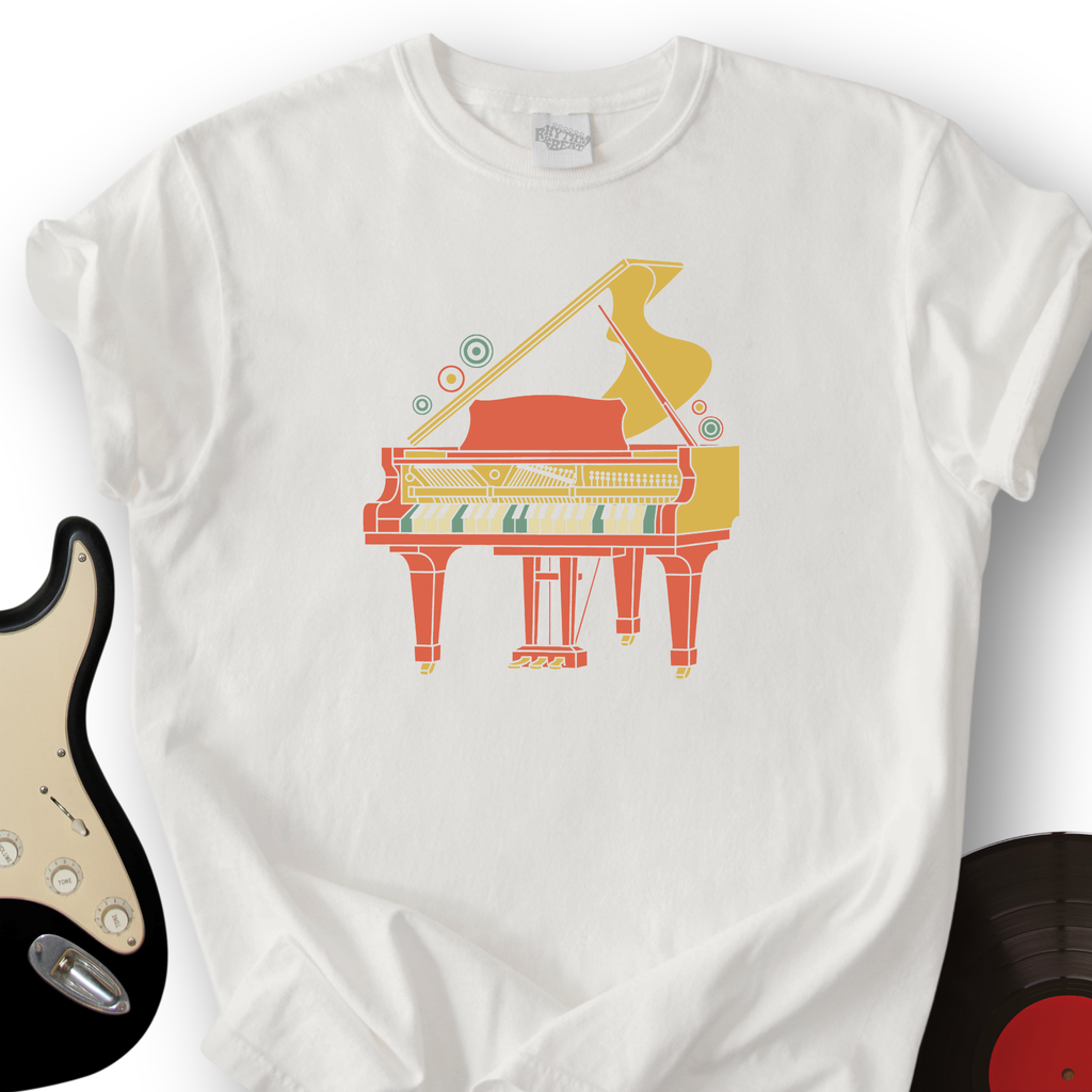 Piano Retro T-Shirt product image 5