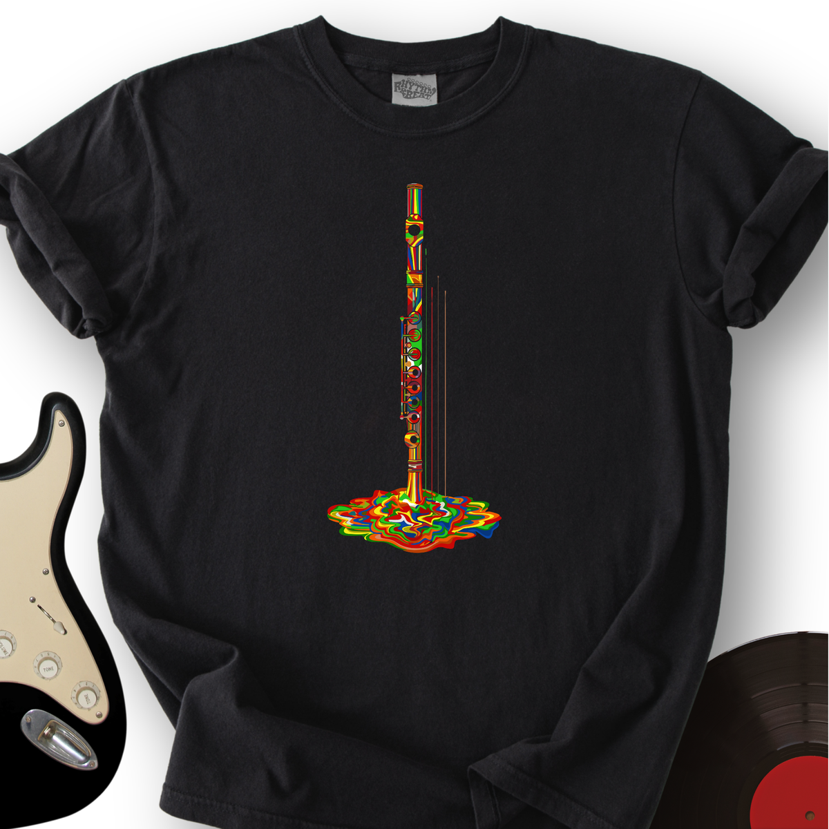 Melting Rainbow Flute T-Shirt product image 7