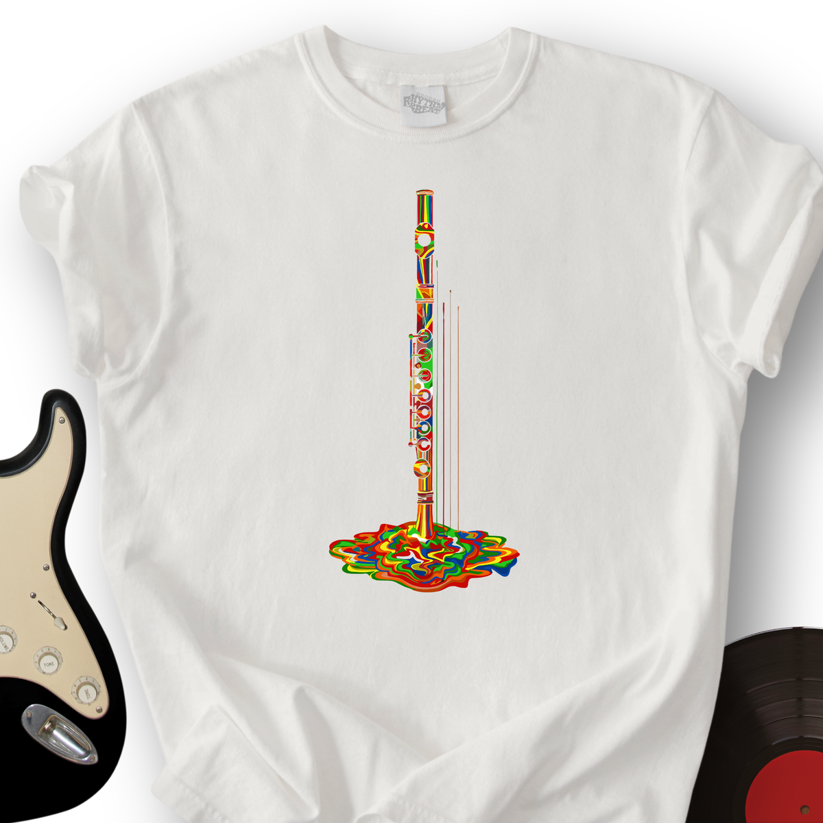 Melting Rainbow Flute T-Shirt product image 6