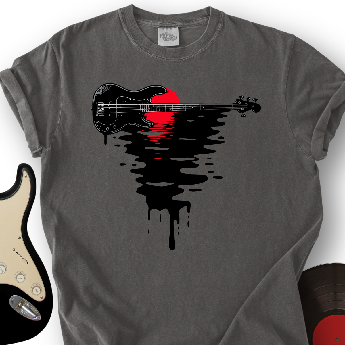 Melting Electric Guitar T-Shirt product image 2
