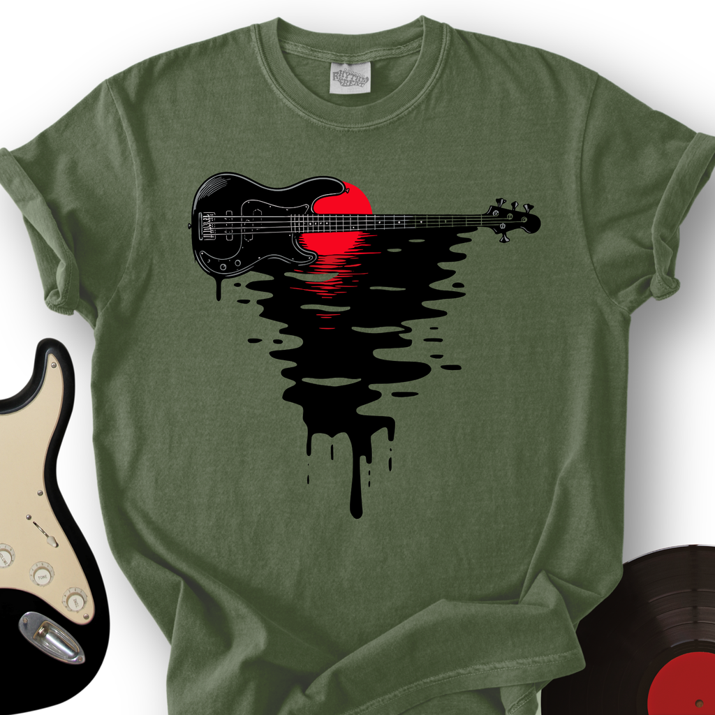Melting Electric Guitar T-Shirt product image 3