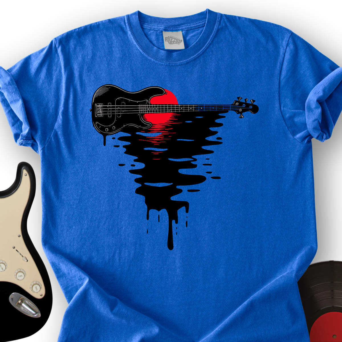 Melting Electric Guitar T-Shirt product image 4