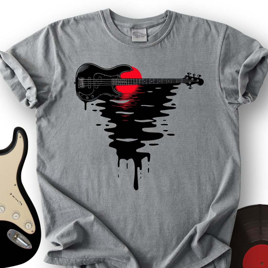 Melting Electric Guitar T-Shirt product image 1