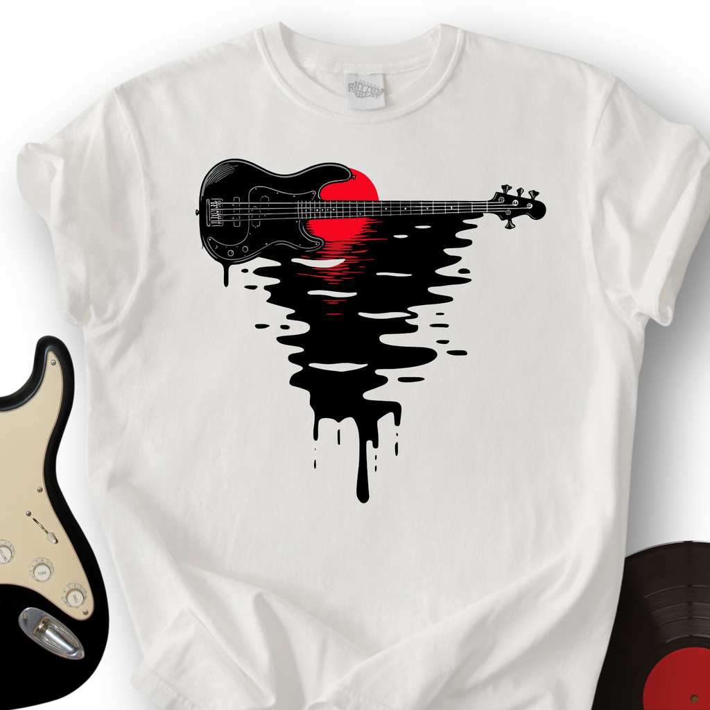Melting Electric Guitar T-Shirt product image 5