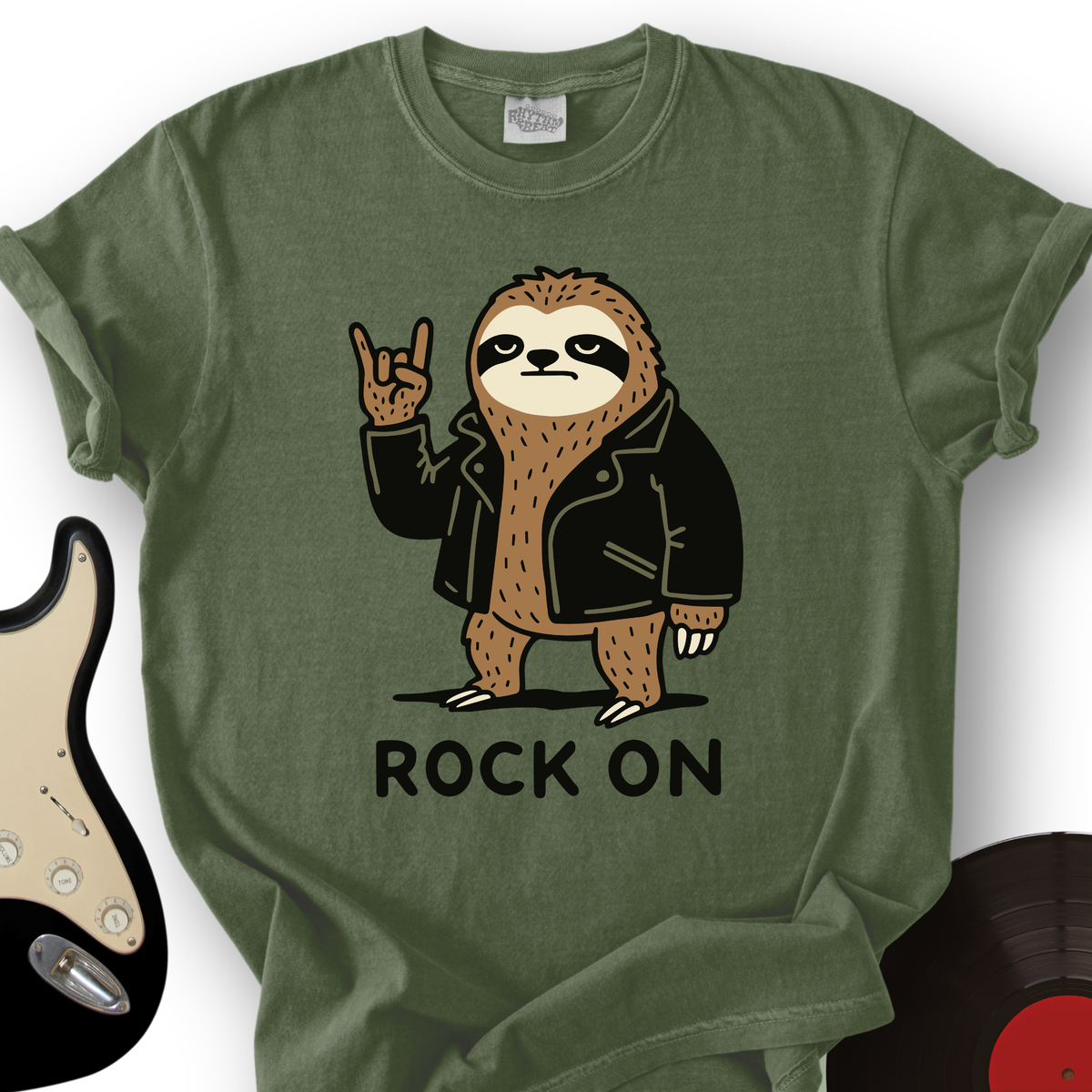 Sloth Rock On T-Shirt product image 2