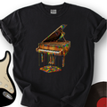 Melting Rainbow Piano T-Shirt product image 1