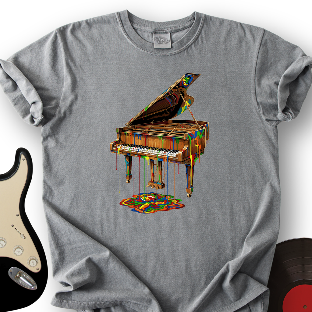 Melting Rainbow Piano T-Shirt product image 5