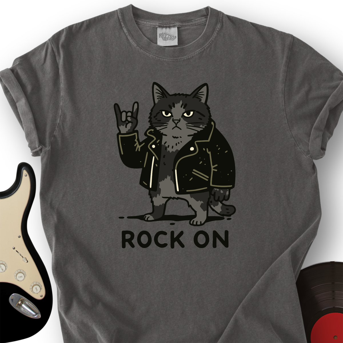 Cat Rock On T-Shirt product image 2