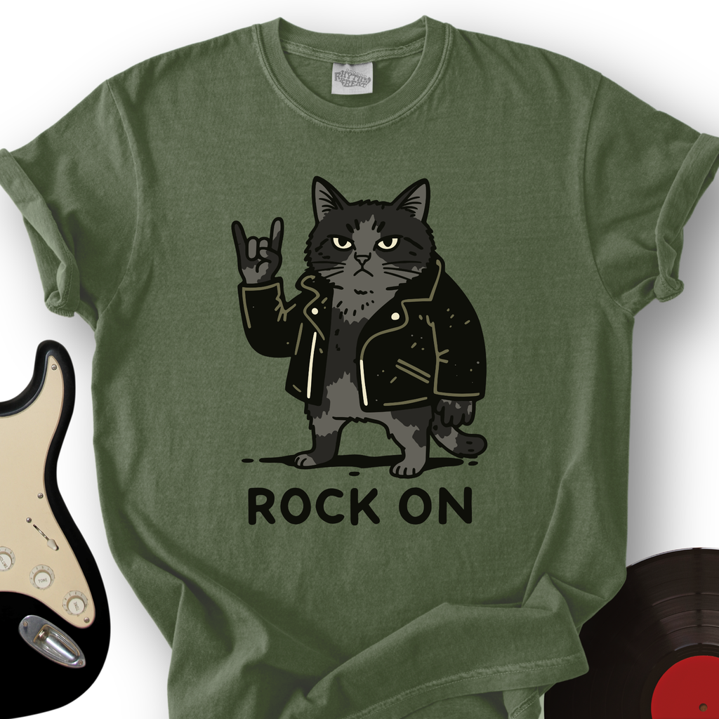 Cat Rock On T-Shirt product image 5