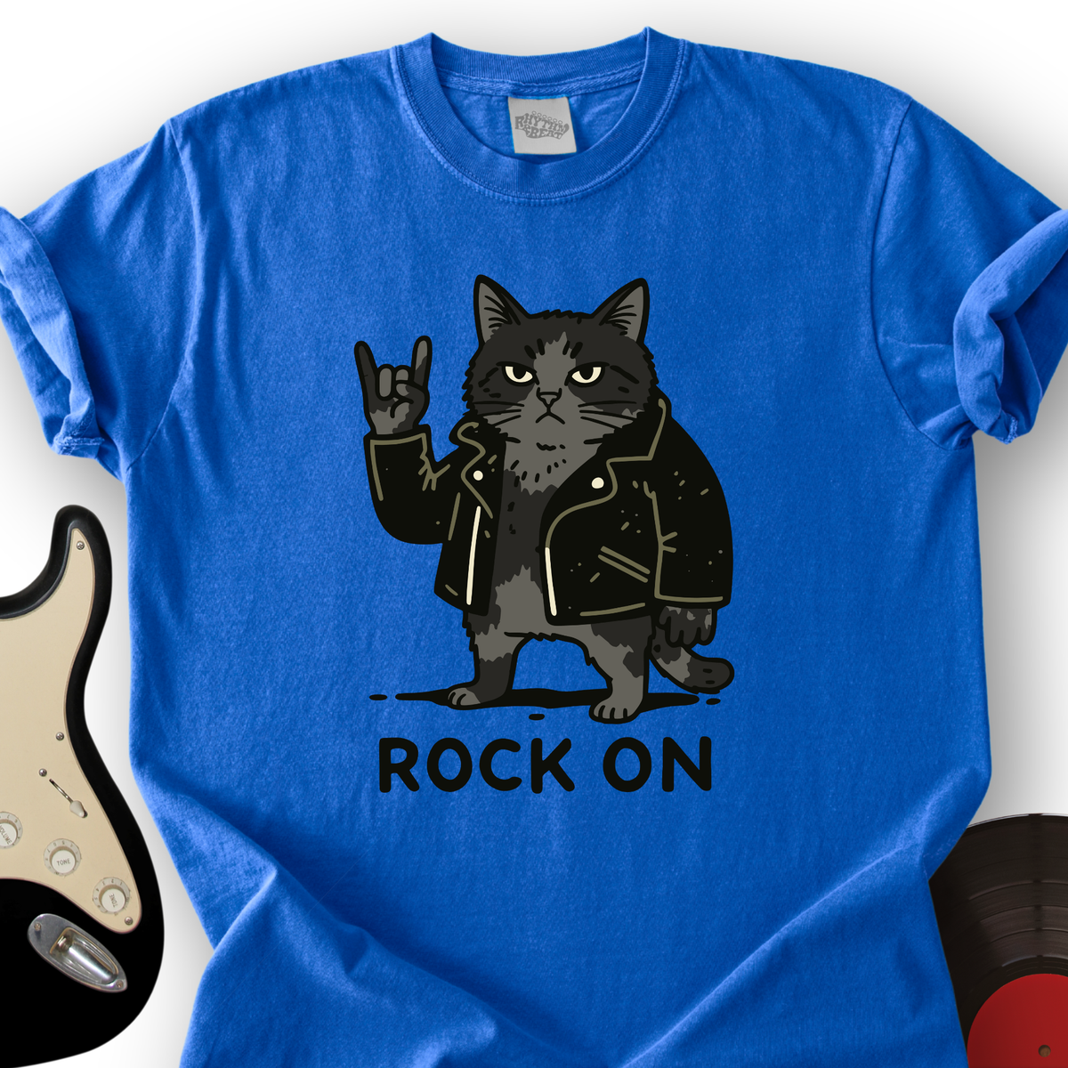 Cat Rock On T-Shirt product image 3