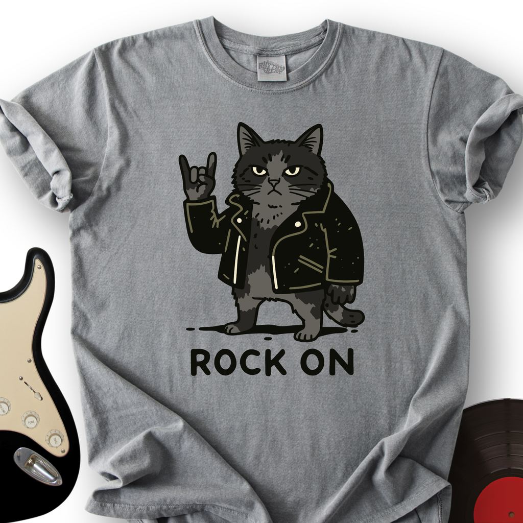 Cat Rock On T-Shirt product image 1