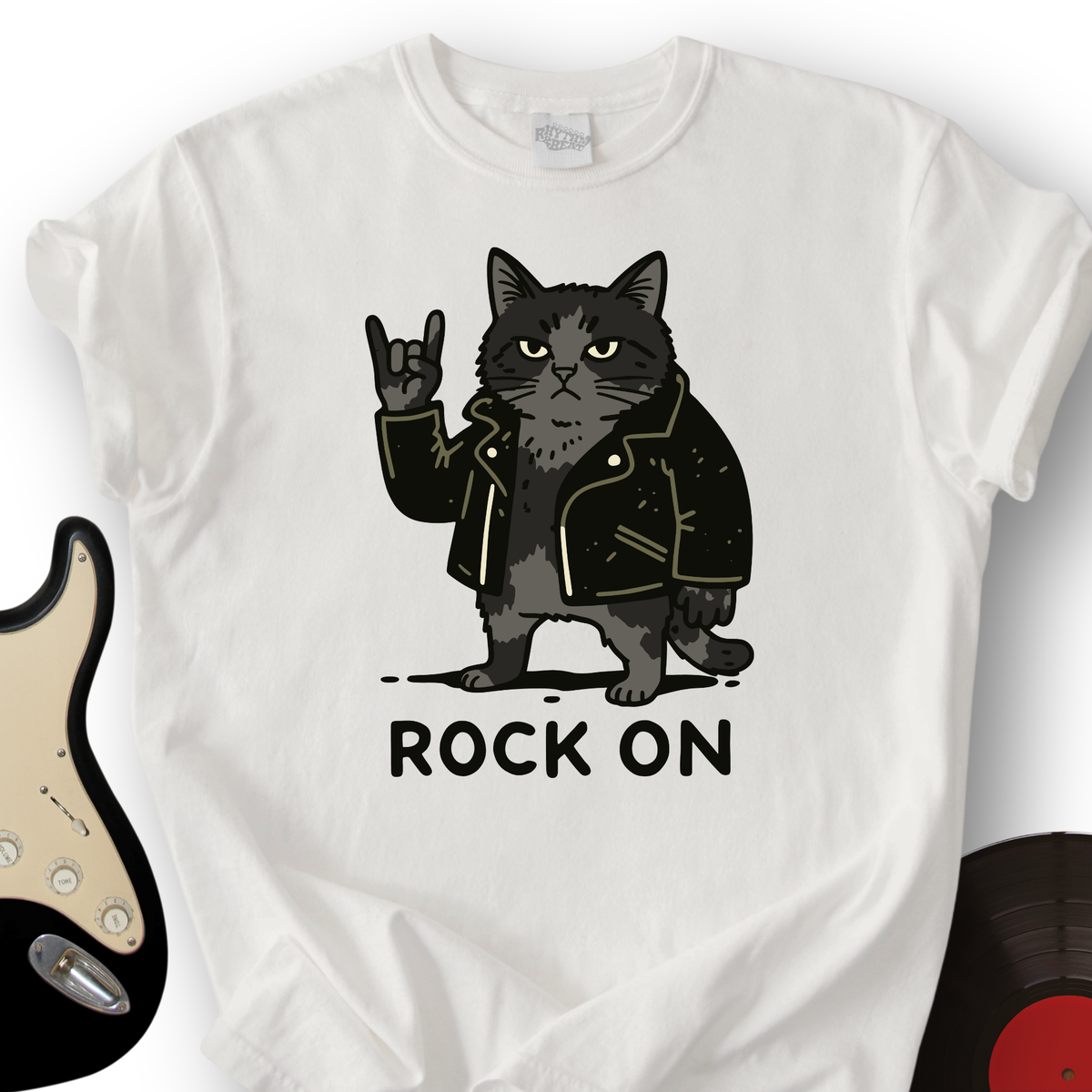 Cat Rock On T-Shirt product image 4
