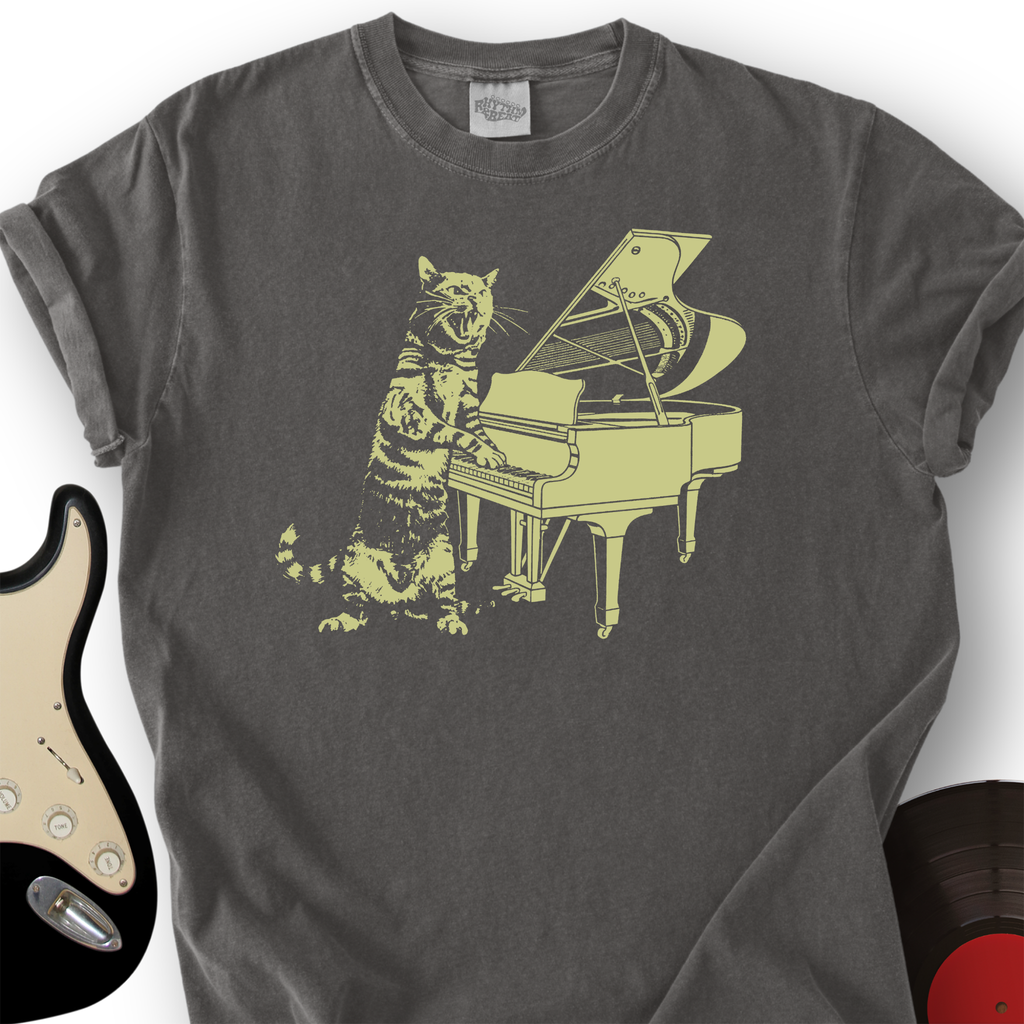 Cat Piano T-Shirt product image 2