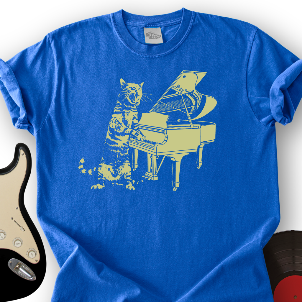 Cat Piano T-Shirt product image 3