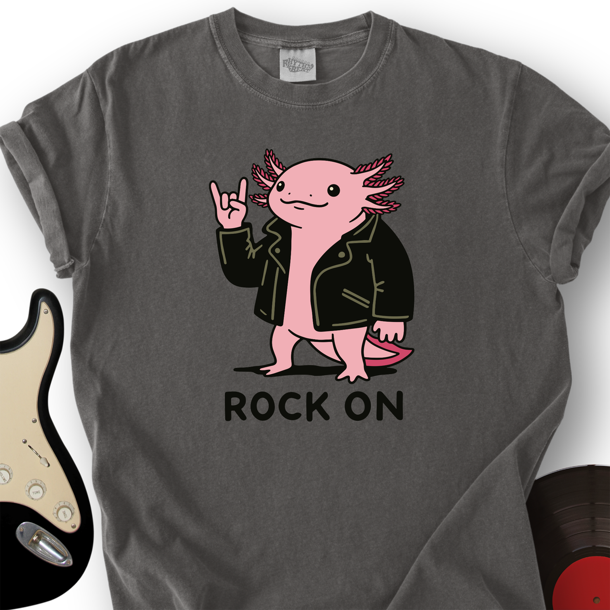Axolotl Rock On T-Shirt product image 2