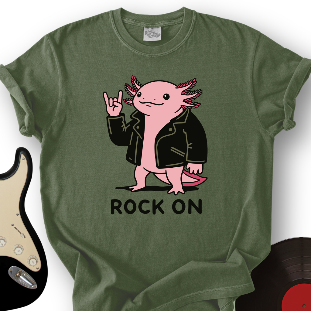Axolotl Rock On T-Shirt product image 5