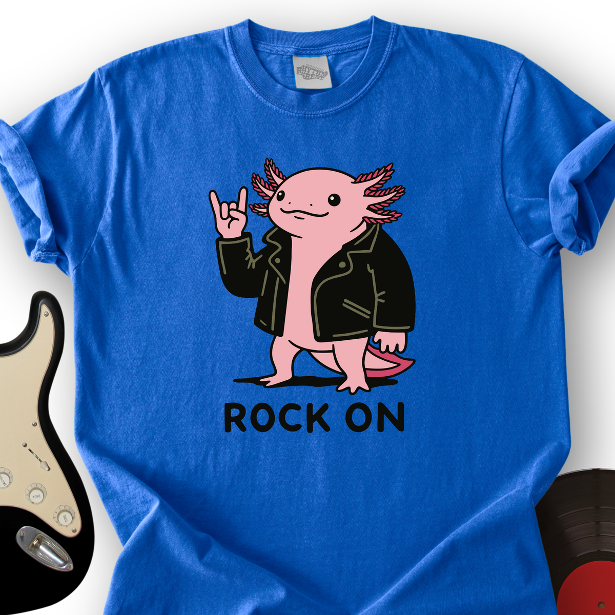 Axolotl Rock On T-Shirt product image 3