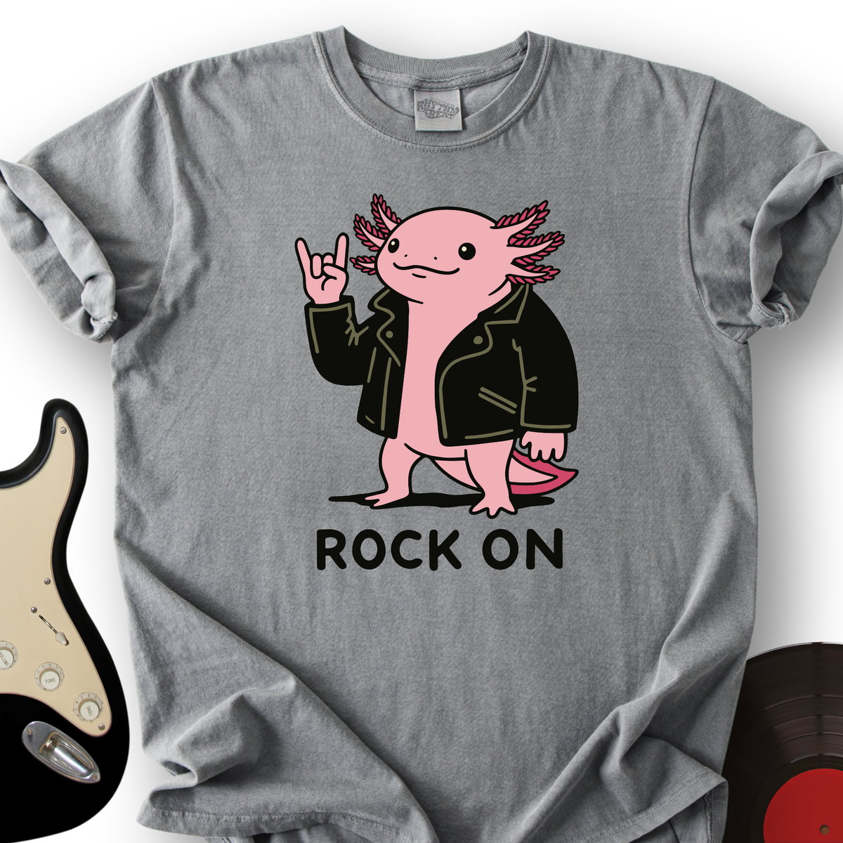 Axolotl Rock On T-Shirt product image 1