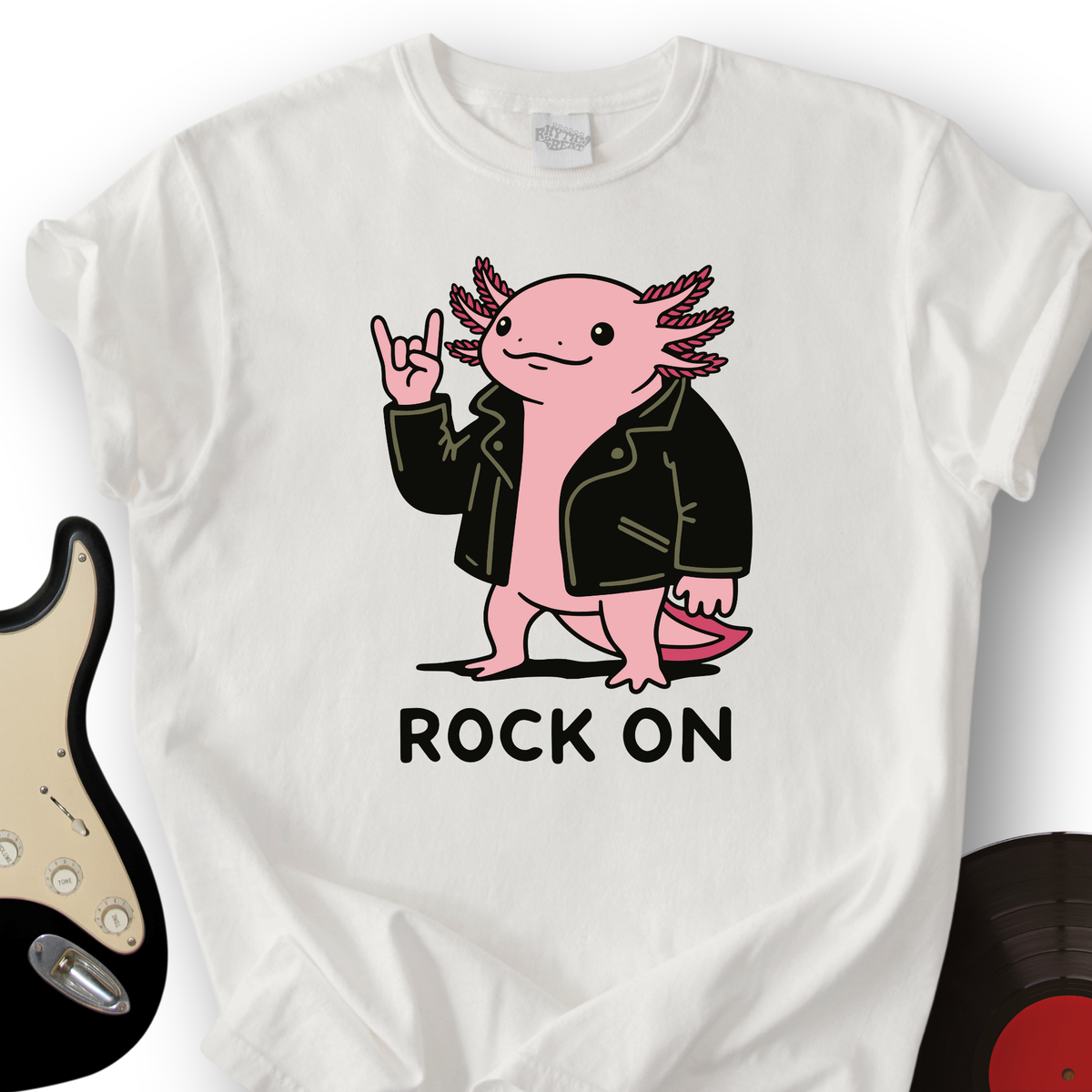 Axolotl Rock On T-Shirt product image 4