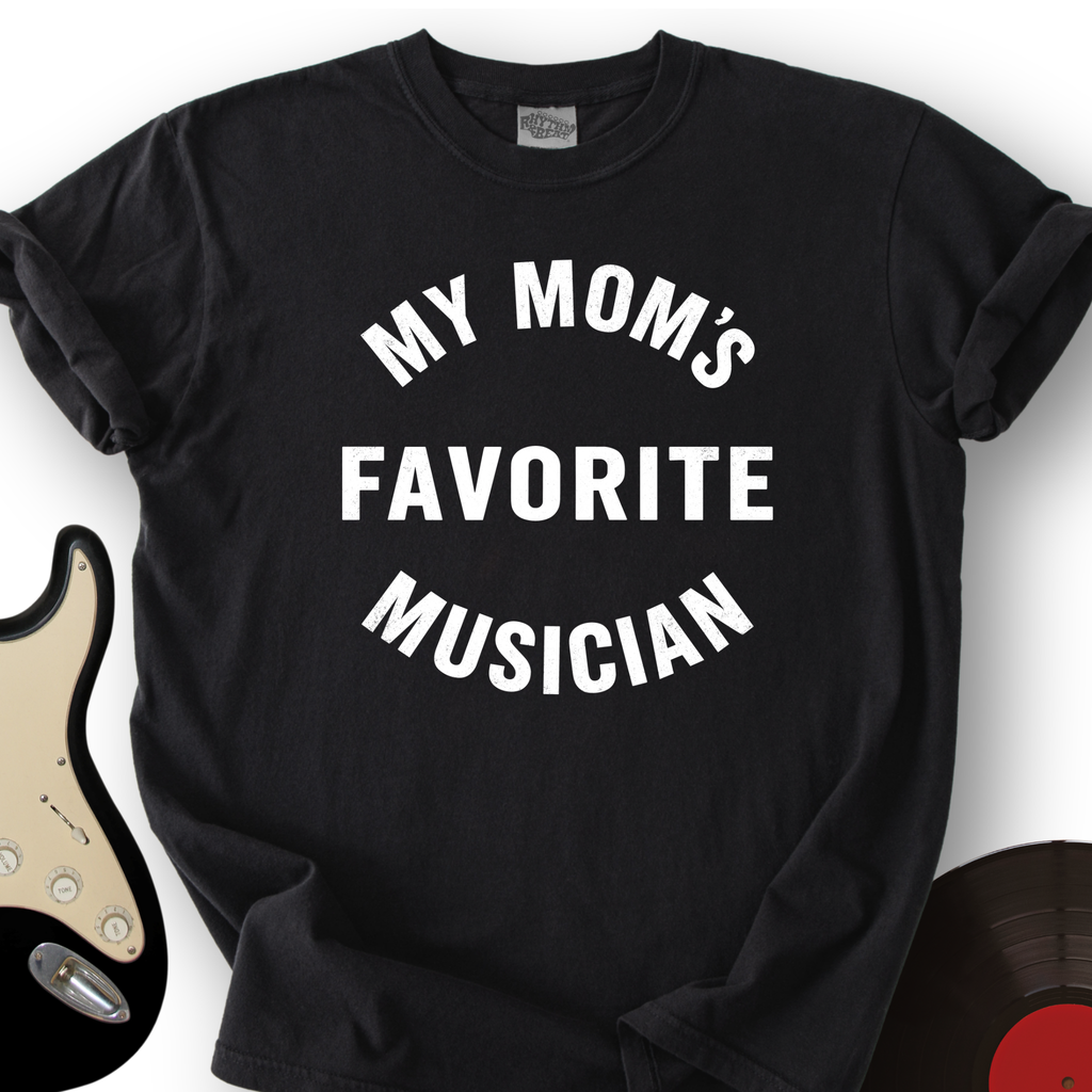 Mom's Favorite Musician T-Shirt product image 4