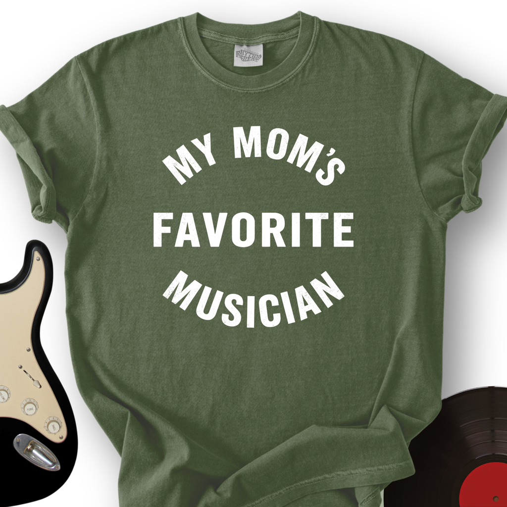 Mom's Favorite Musician T-Shirt product image 5