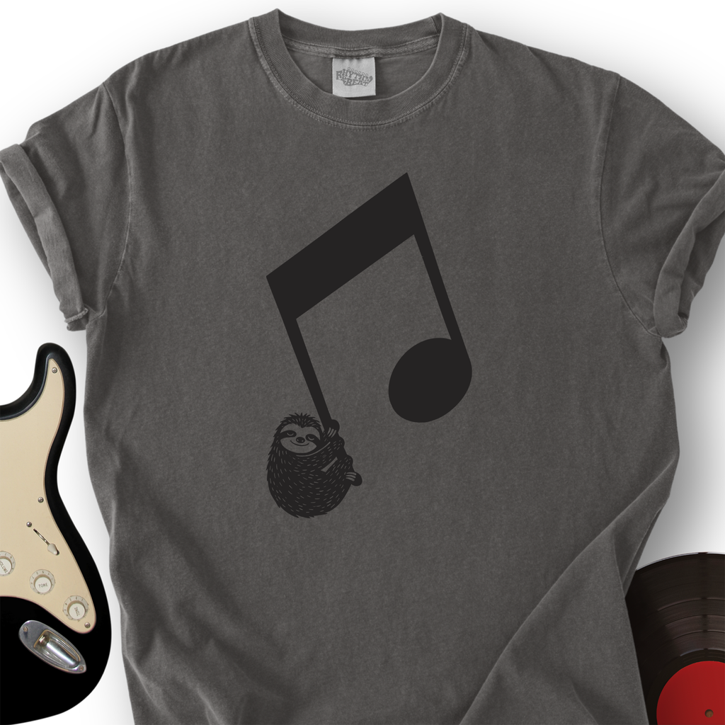 Sloth Note T-Shirt product image 2