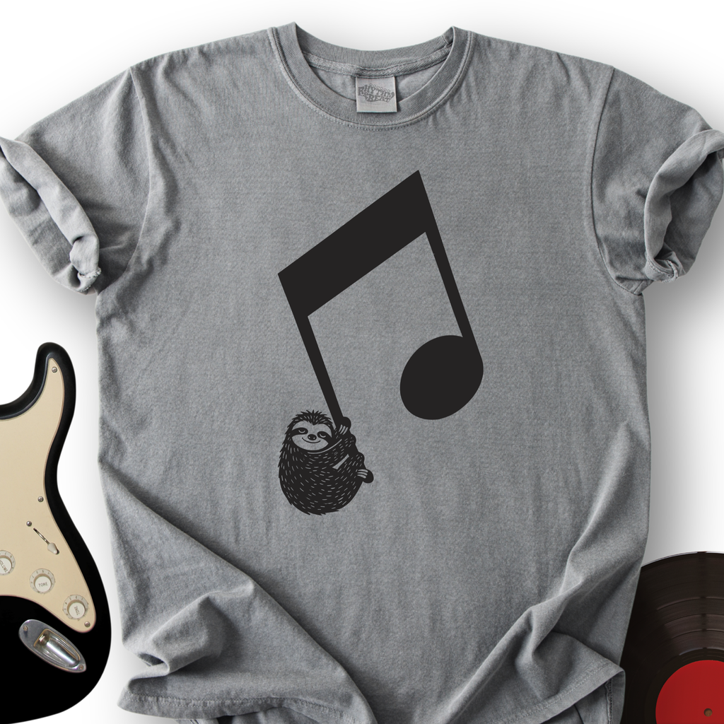 Sloth Note T-Shirt product image 4