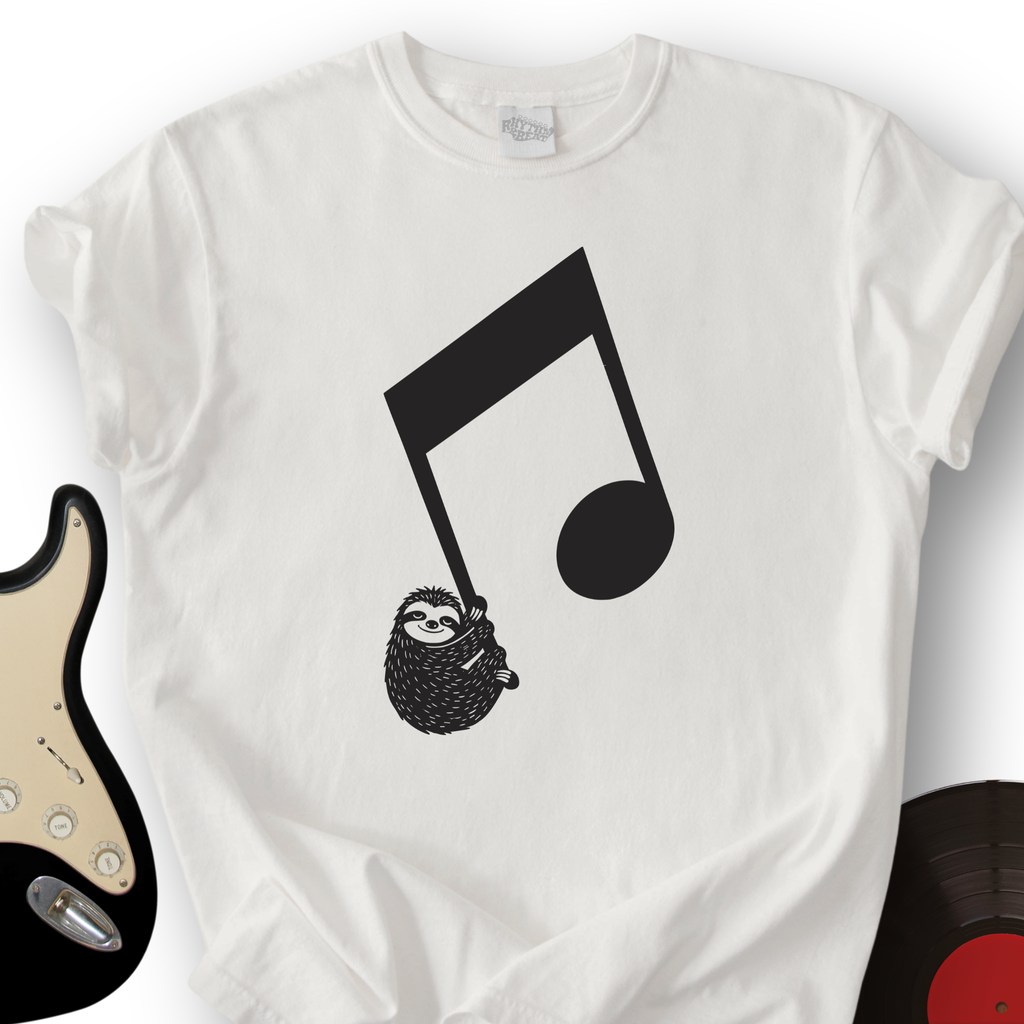 Sloth Note T-Shirt product image 5