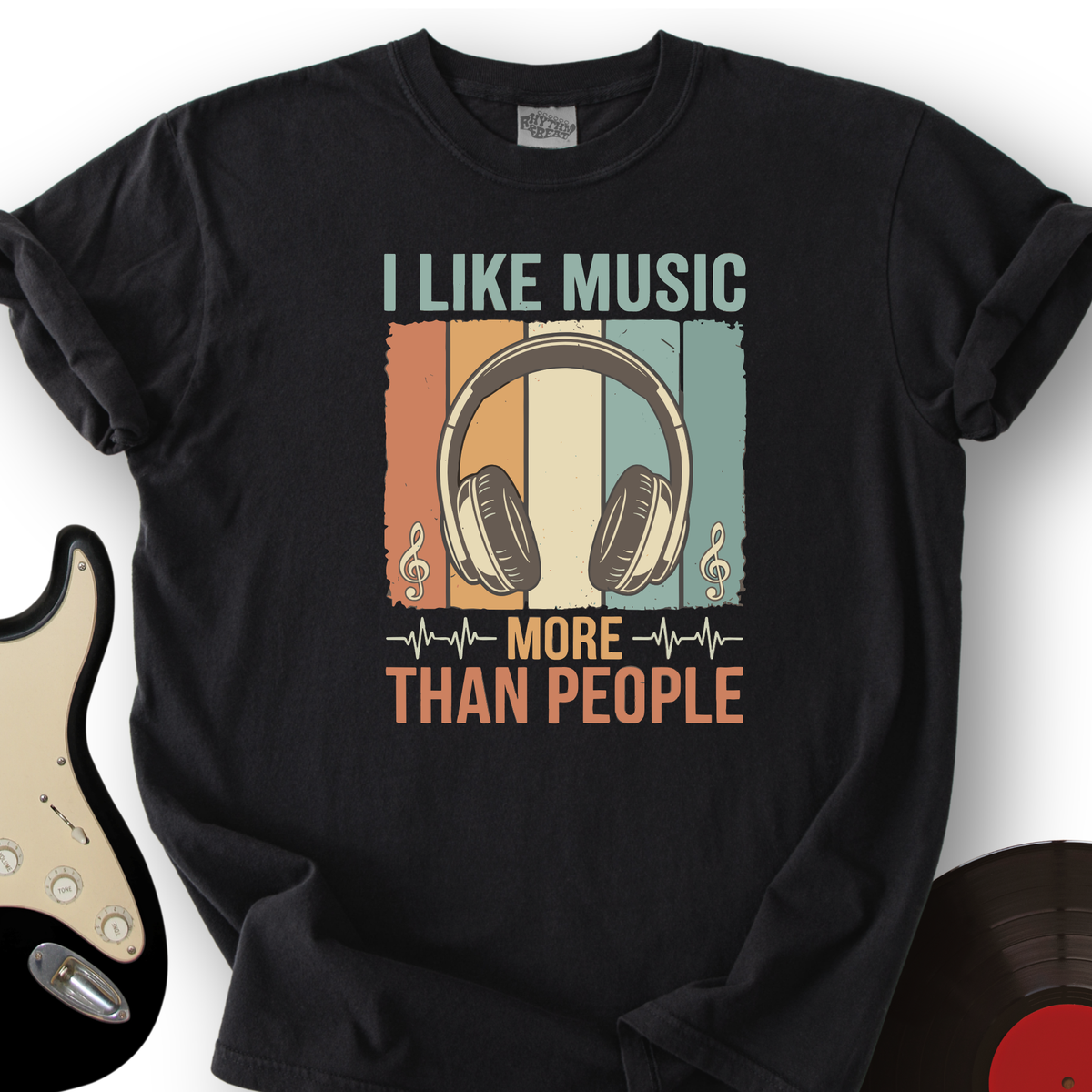 I Like Music More Than People T-Shirt product image 6