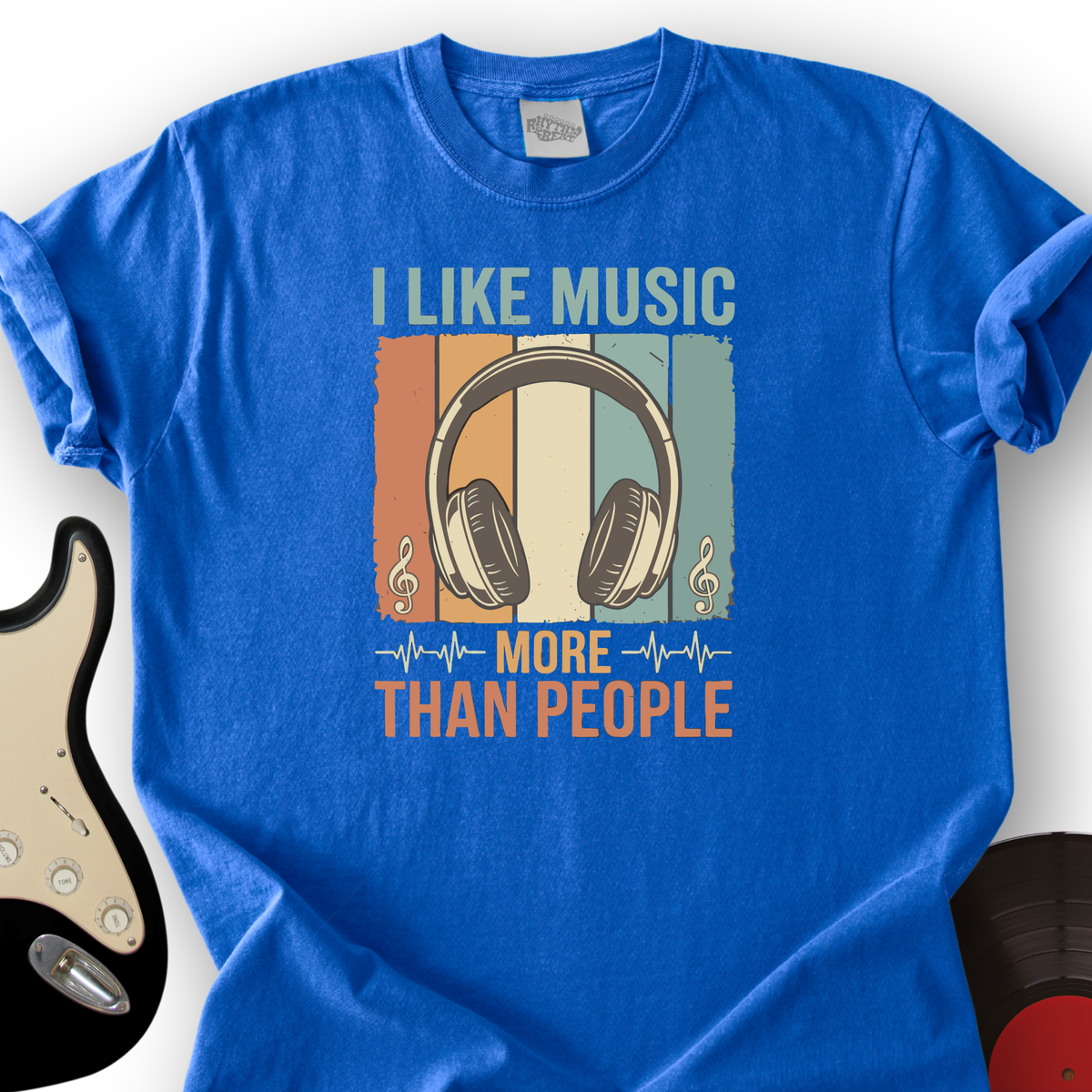 I Like Music More Than People T-Shirt product image 3