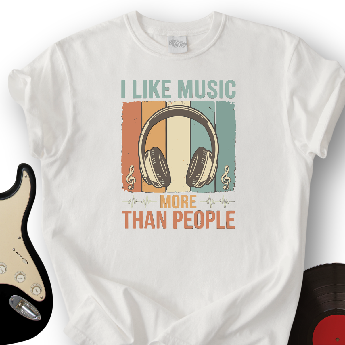 I Like Music More Than People T-Shirt product image 5