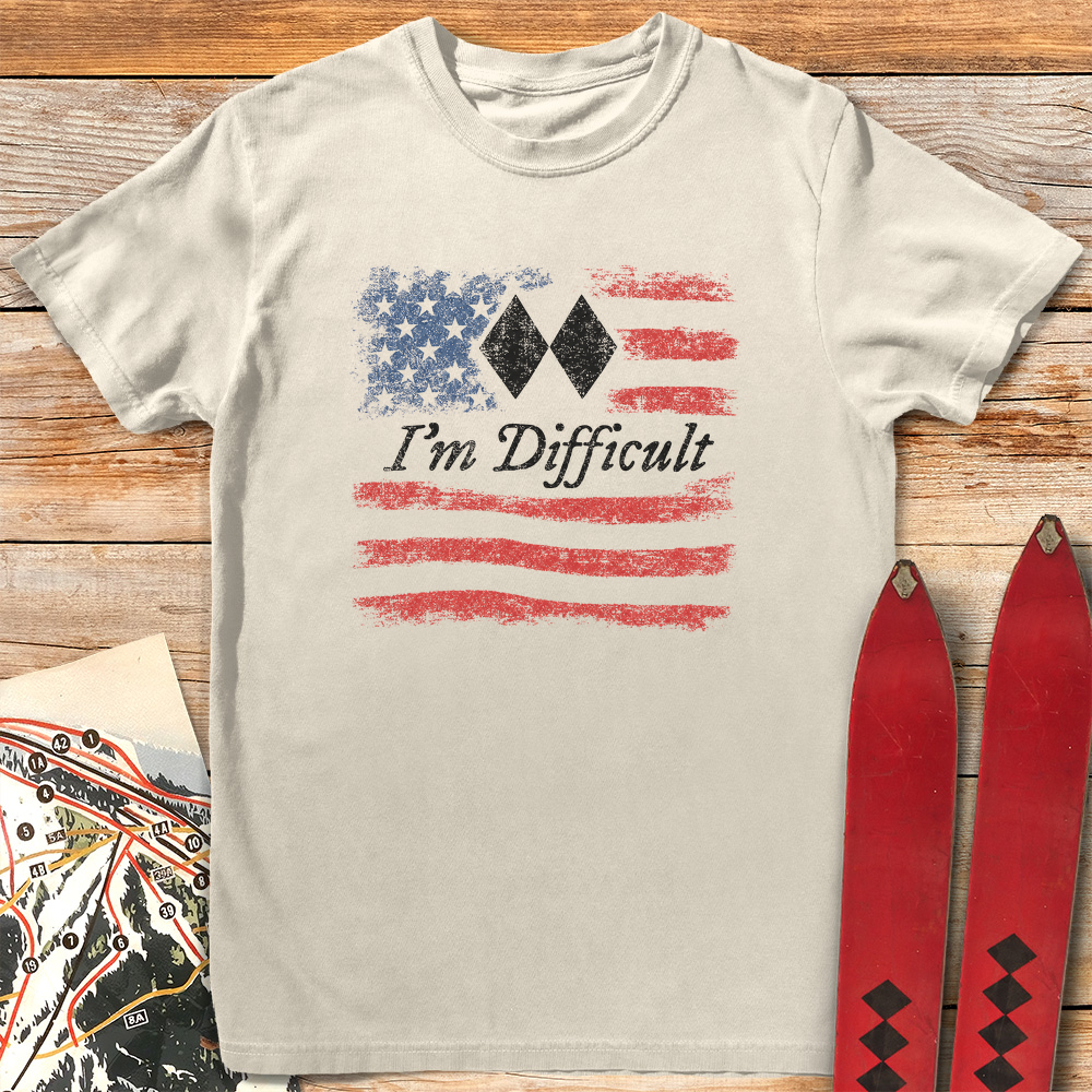 I'm Difficult American Distressed product image 1