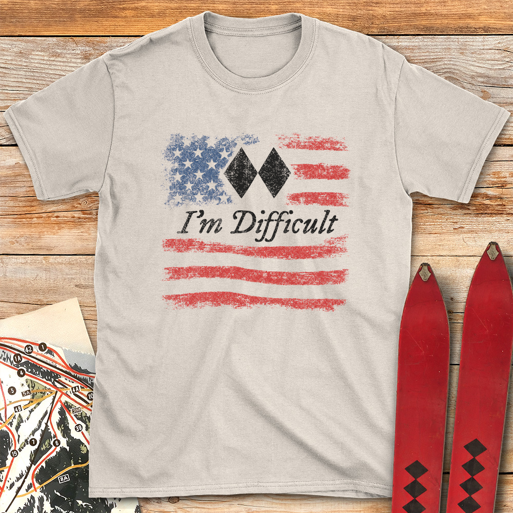 I'm Difficult American Distressed product image 1