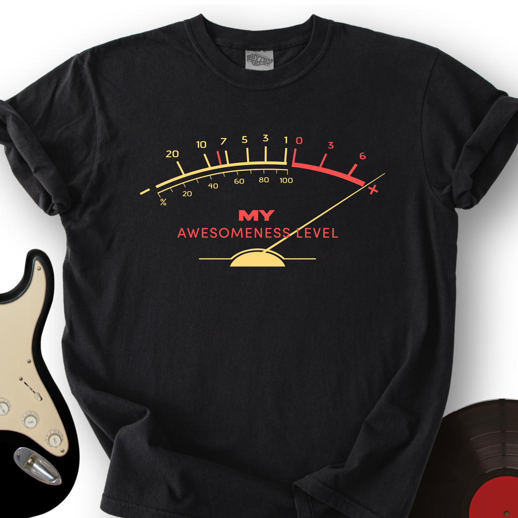My Awesomeness Level T-Shirt product image 4