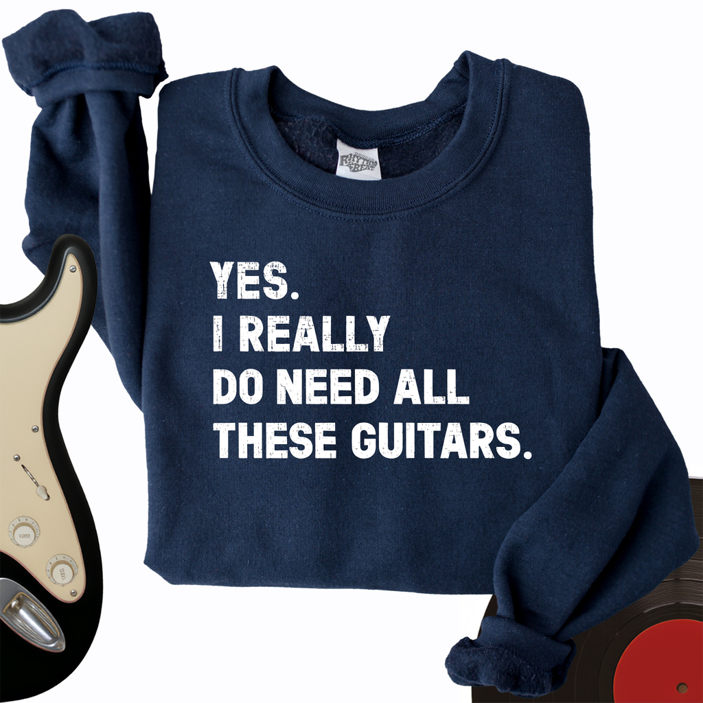 Need All These Guitars Crewneck product image 2