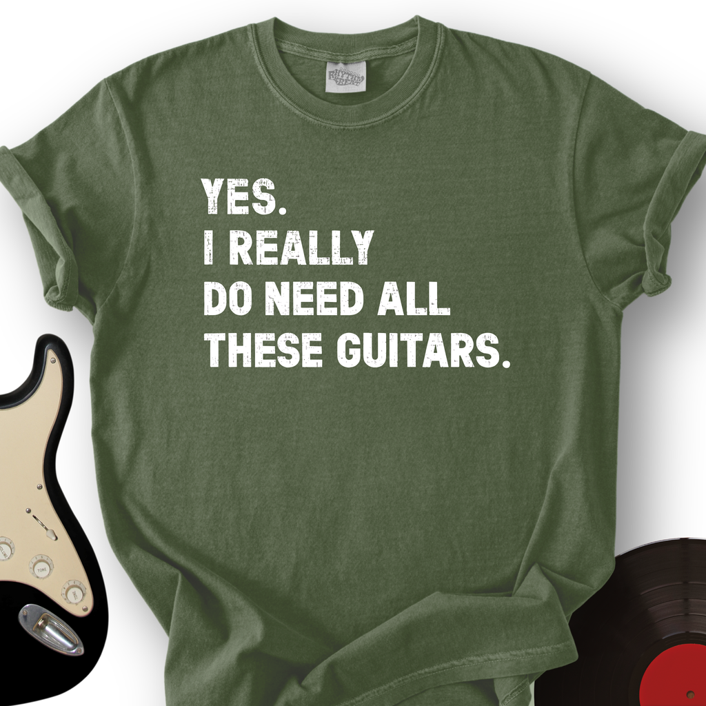 Need All These Guitars T-Shirt product image 5