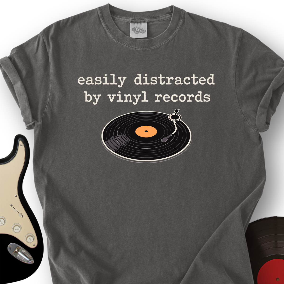 Easily Distracted by Vinyl T-Shirt product image 2