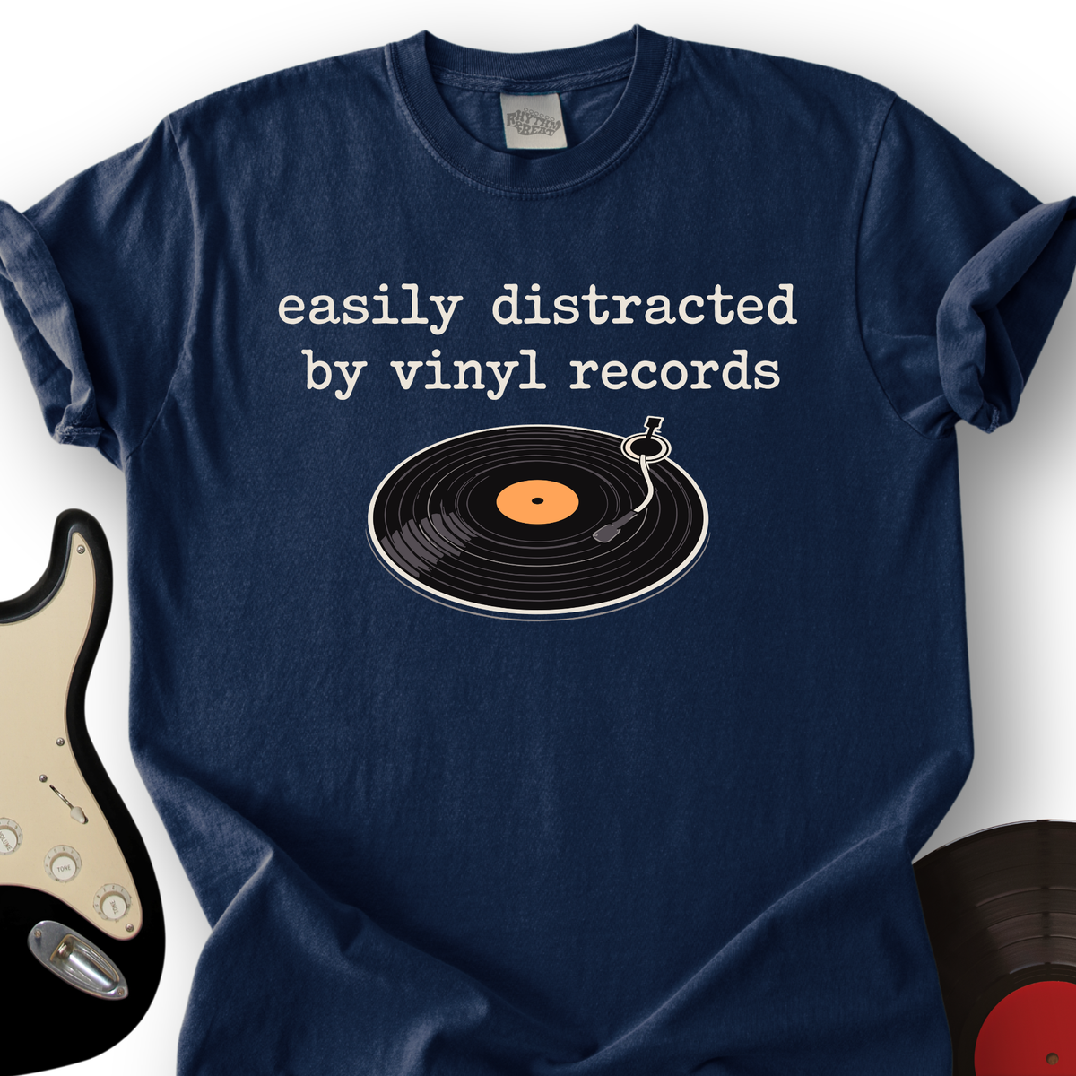 Easily Distracted by Vinyl T-Shirt product image 1