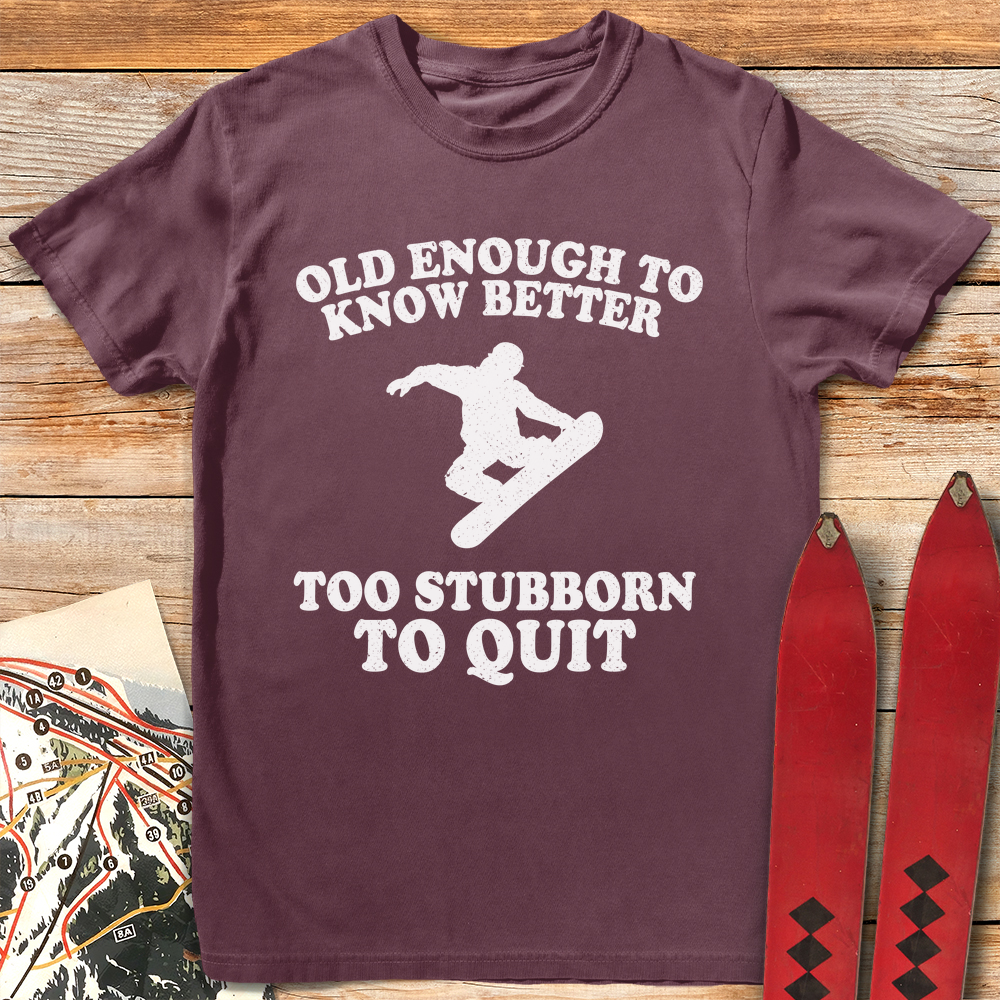 Old Stubborn Snowboarder product image 1