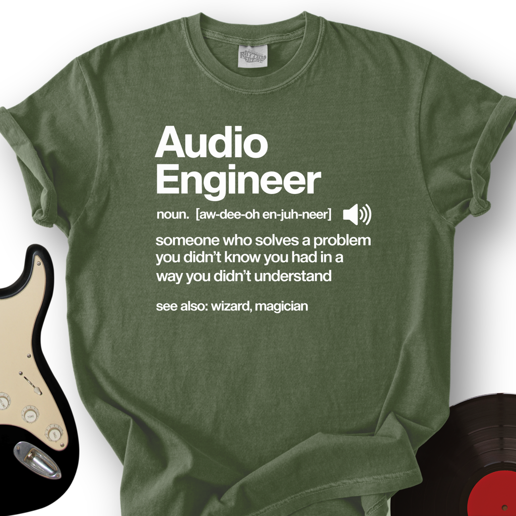 Audio Engineer Definition T-Shirt product image 1