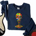 Melting Rainbow Vinyl Crewneck product image 1