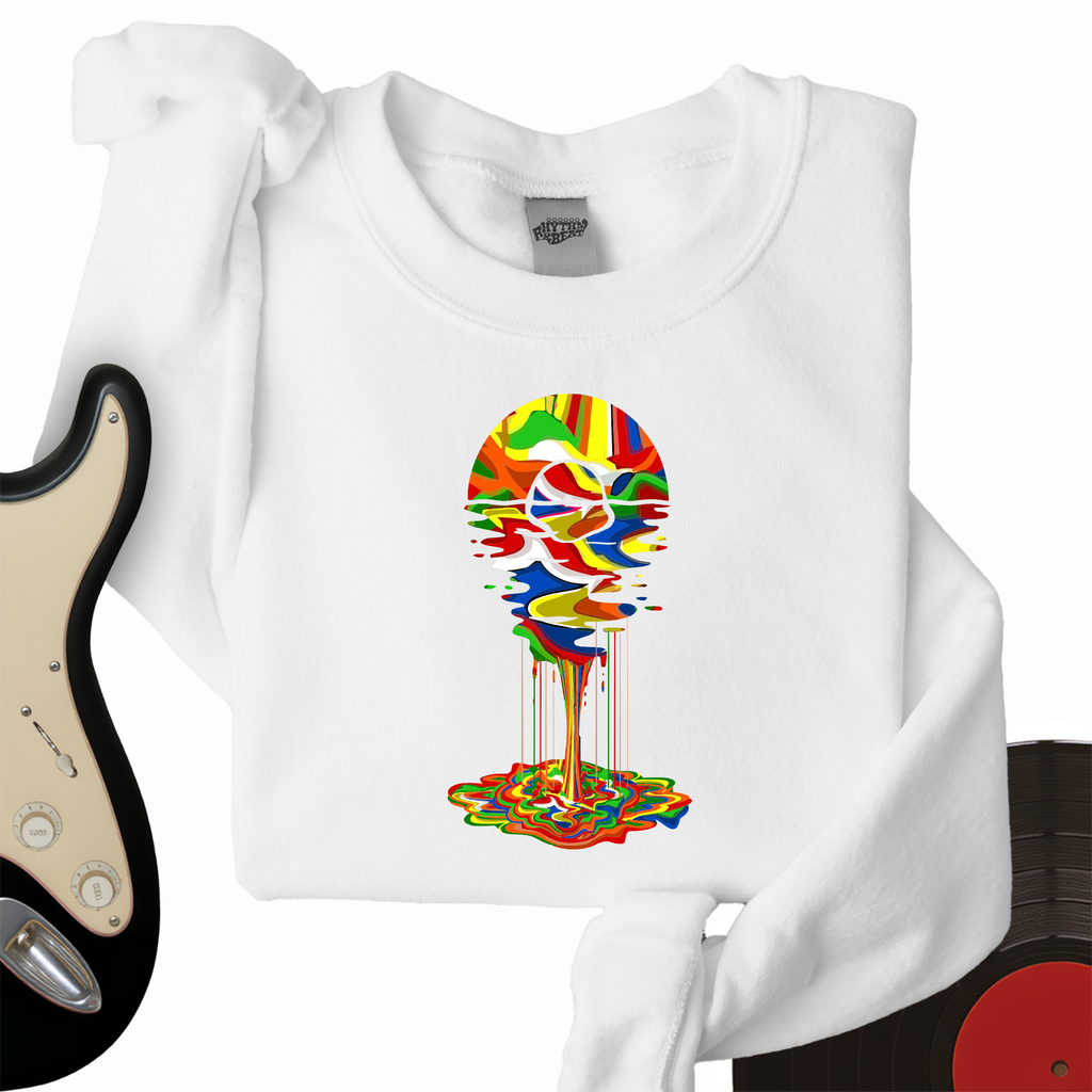 Melting Rainbow Vinyl Crewneck product image 3
