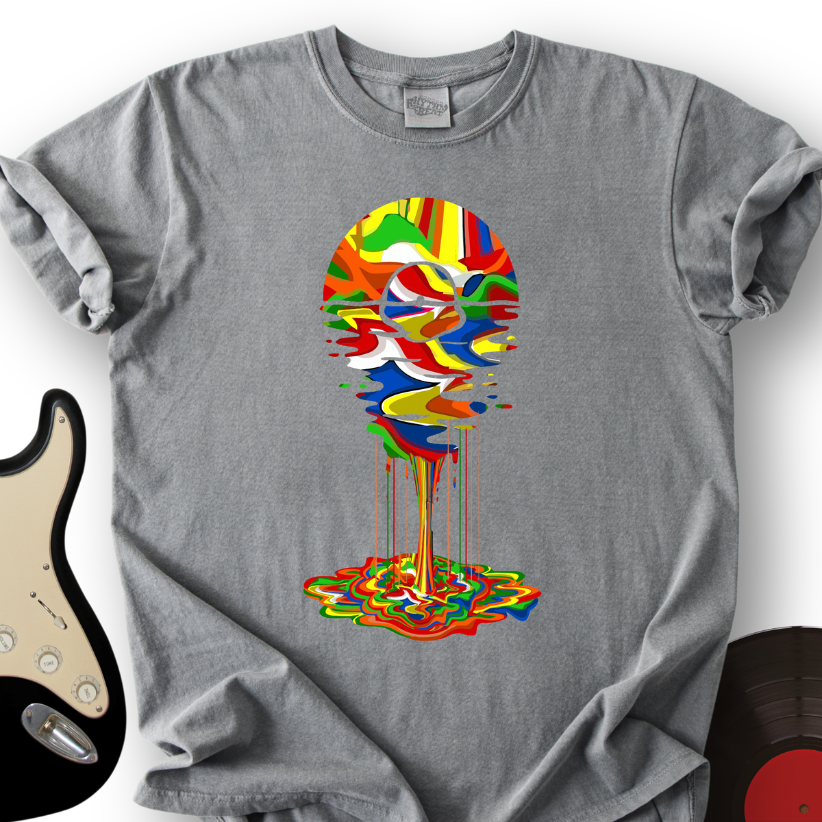 Melting Rainbow Vinyl T-Shirt product image 4