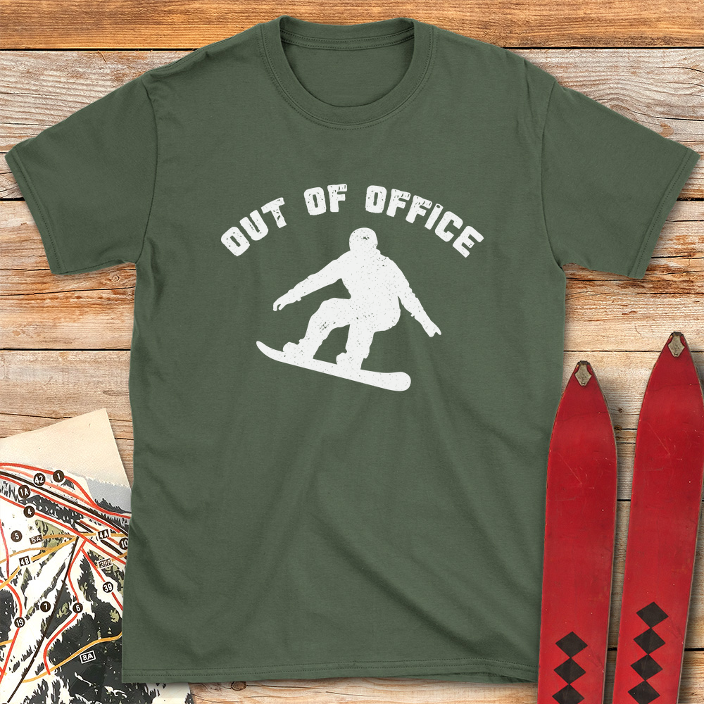 Out Of Office Snowboard Silhouette product image 3