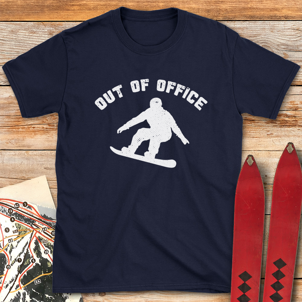 Out Of Office Snowboard Silhouette product image 1