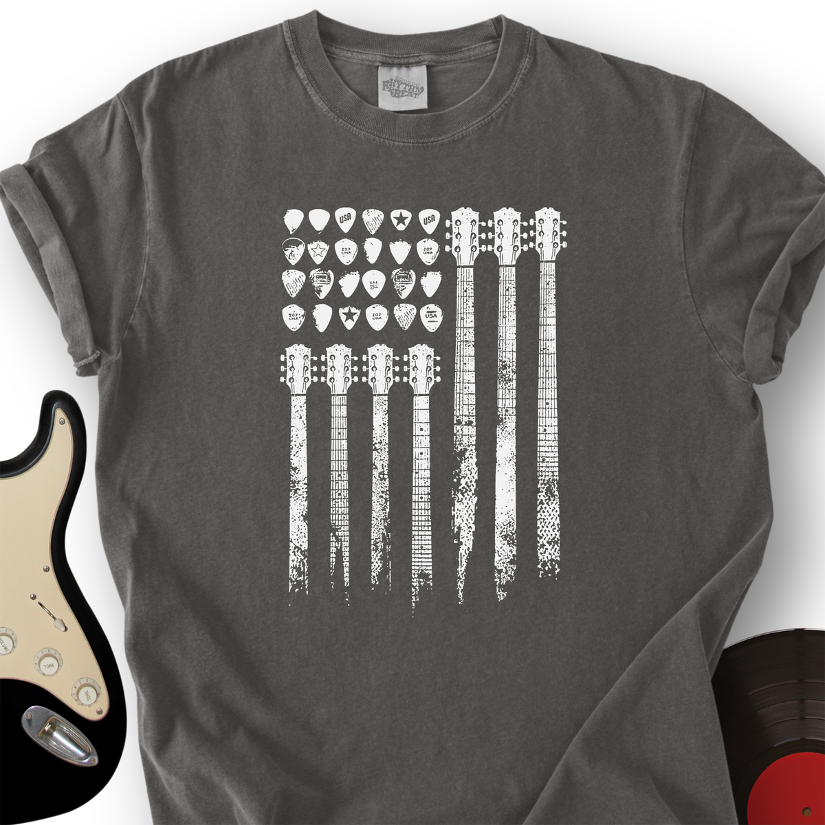 Flag of Guitars T-Shirt product image 2