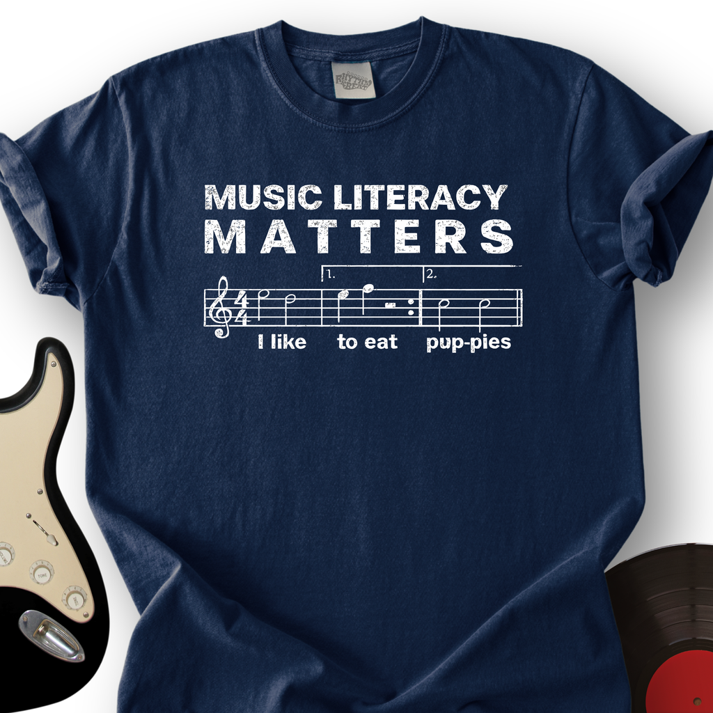 Music Literacy Matters T-Shirt product image 1