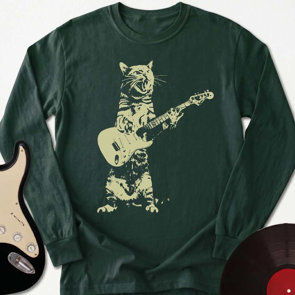 Cat Guitar Long Sleeve