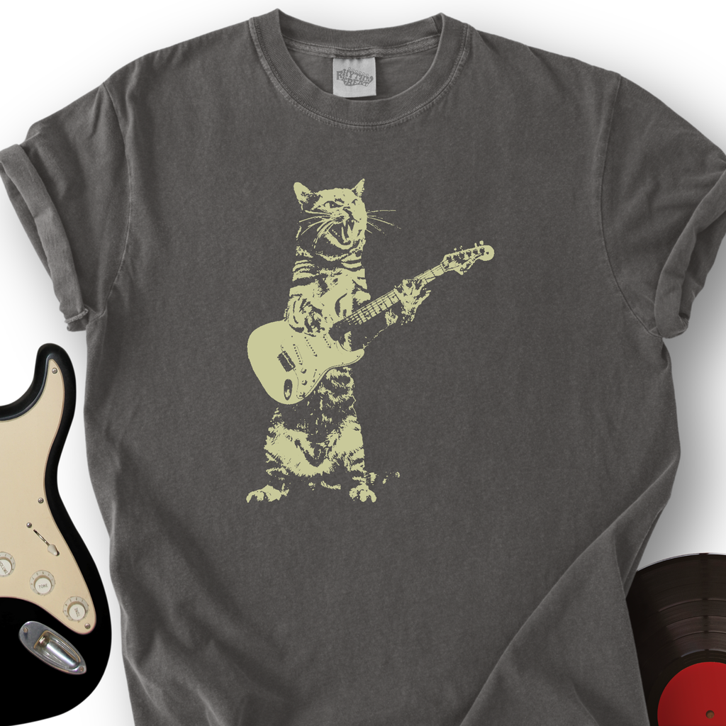 Cat Guitar T-Shirt product image 2